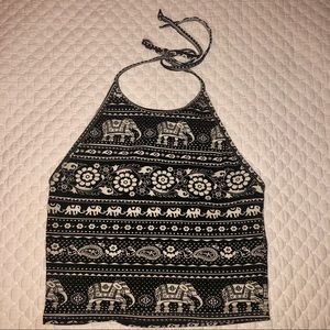 Halter crop top